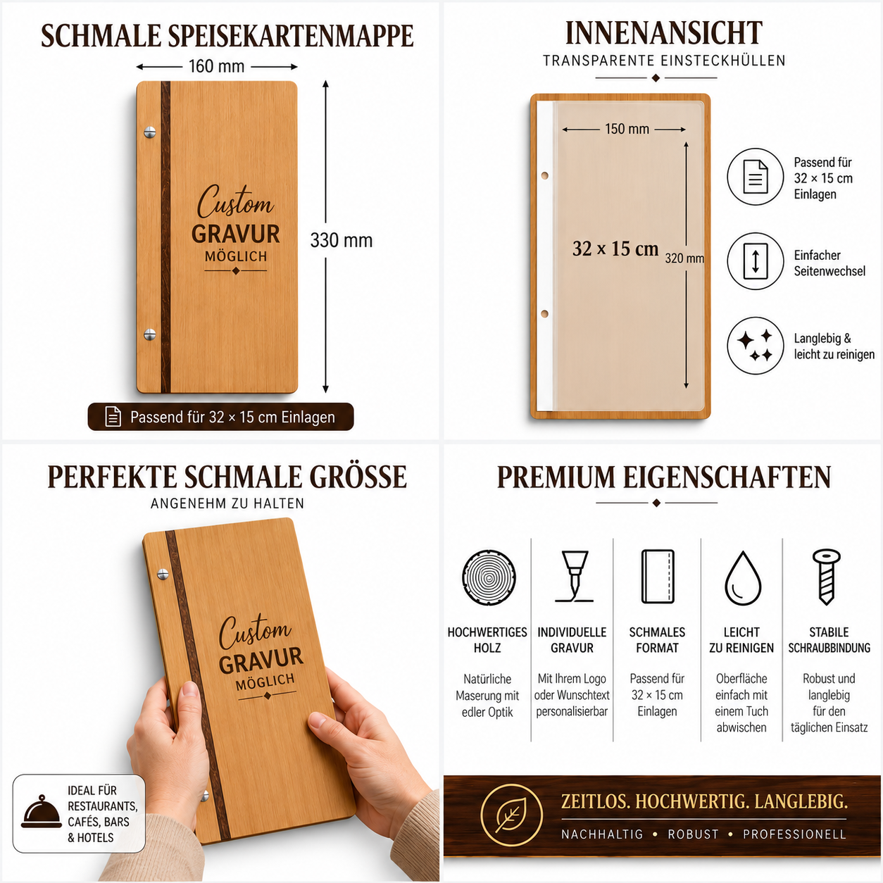 Weinkarte aus Holz – Personalisiert mit Ihrem Logo – Bild 4