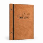 Speisekartenhülle aus Holz A5 personalisiert – Restaurant, Bar, Hotel | Gastro